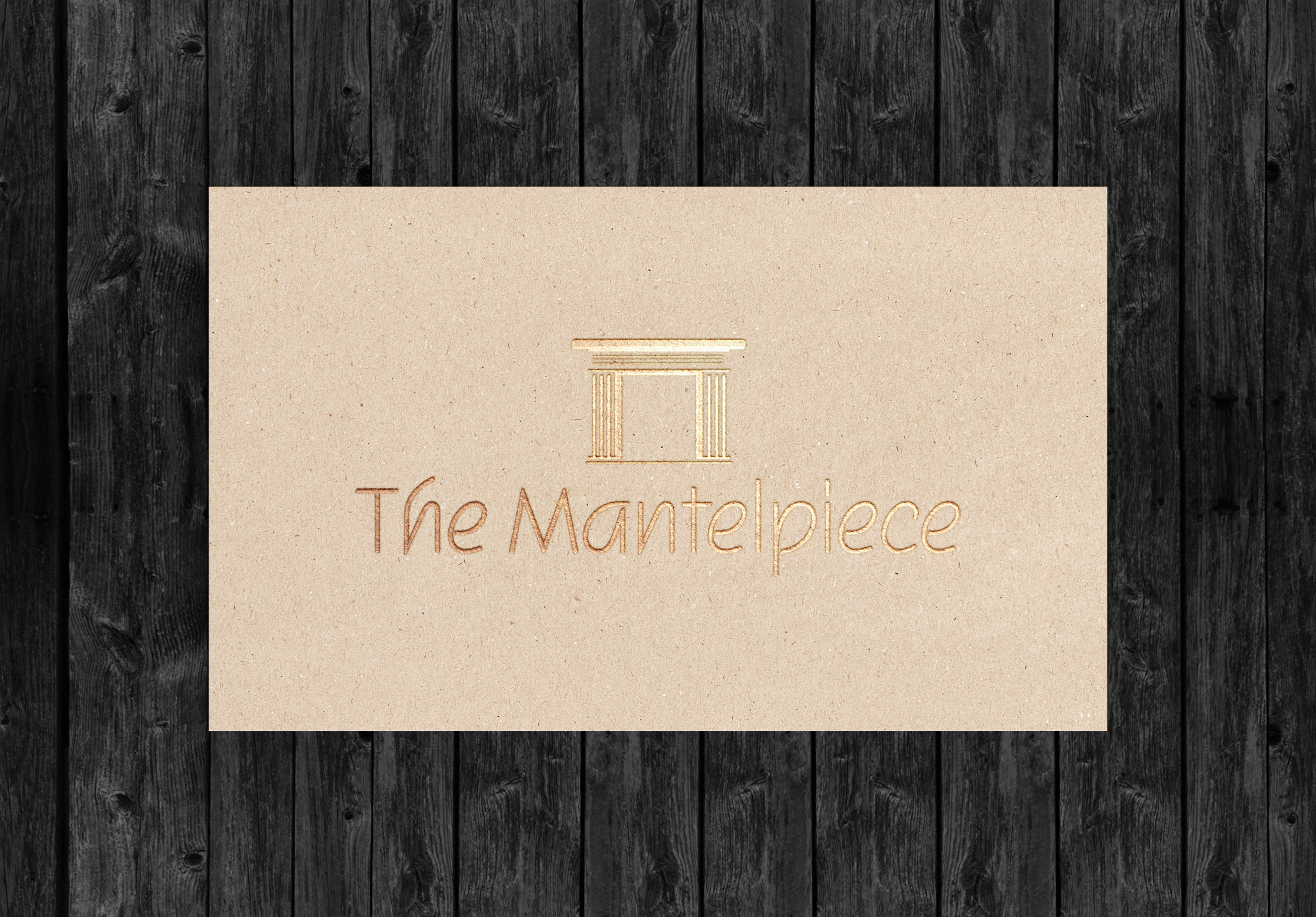 Mantelpiece Business Card Logo
