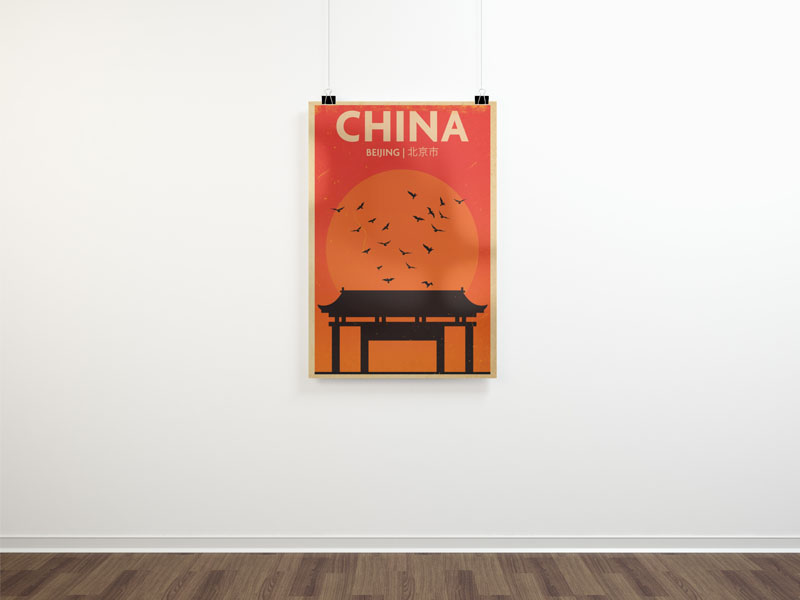 Retro China Poster